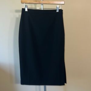 Black pencil skirt.